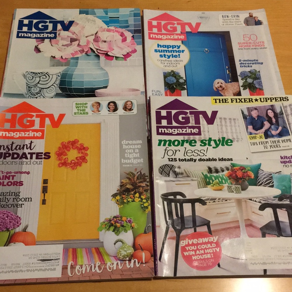 HGTV magazines bundle